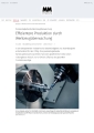 Effizientere Produktion durch Werkzeugüberwachung
